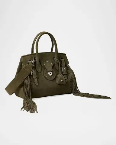 Ralph Lauren Collection Soft Ricky 27 Fringe-Trim Calf-Suede Bag | Thumbnail 3 Ralph Lauren Collection Soft Ricky 27 Fringe-Trim Calf-Suede Bag | Thumbnail 3