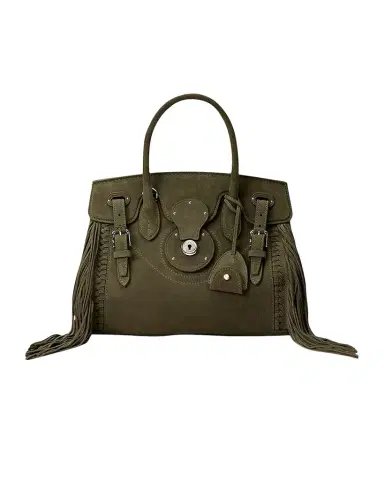 Ralph Lauren Collection Soft Ricky 27 Fringe-Trim Calf-Suede Bag | Thumbnail 1 Ralph Lauren Collection Soft Ricky 27 Fringe-Trim Calf-Suede Bag | Thumbnail 1