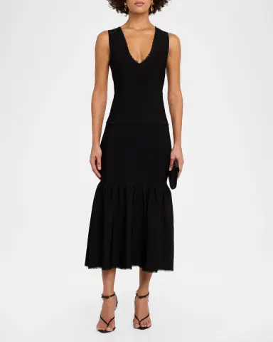 Adam Lippes Romy Mermaid Midi Skirt | Thumbnail 2 Adam Lippes Romy Mermaid Midi Skirt | Thumbnail 2