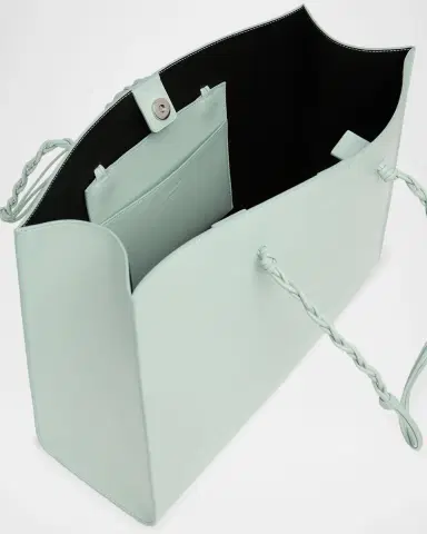 Jil Sander Tangle East-West Leather Shopper Tote Bag | Thumbnail 4 Jil Sander Tangle East-West Leather Shopper Tote Bag | Thumbnail 4