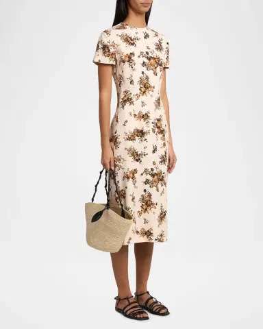 Jil Sander Tangle Small Woven Raffia Bucket Bag | Thumbnail 5 Jil Sander Tangle Small Woven Raffia Bucket Bag | Thumbnail 5