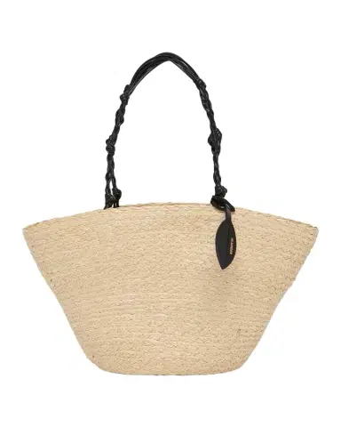 Jil Sander Tangle Small Woven Raffia Bucket Bag | Thumbnail 1 Jil Sander Tangle Small Woven Raffia Bucket Bag | Thumbnail 1