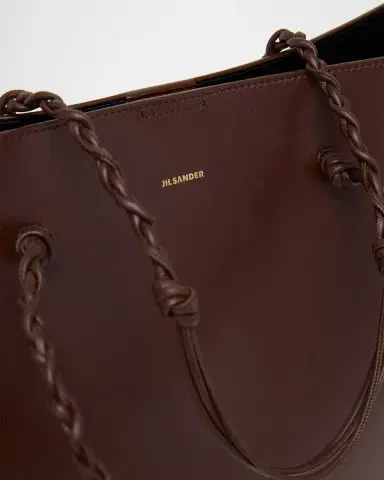 Jil Sander Tangle East-West Leather Shopper Tote Bag | Thumbnail 6 Jil Sander Tangle East-West Leather Shopper Tote Bag | Thumbnail 6