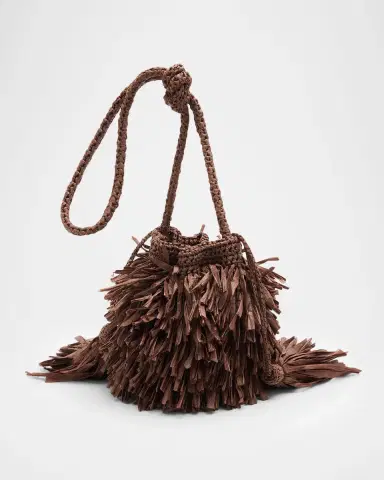 A.L.C. Sasha Fringed Raffia Bucket Bag | Thumbnail 3 A.L.C. Sasha Fringed Raffia Bucket Bag | Thumbnail 3