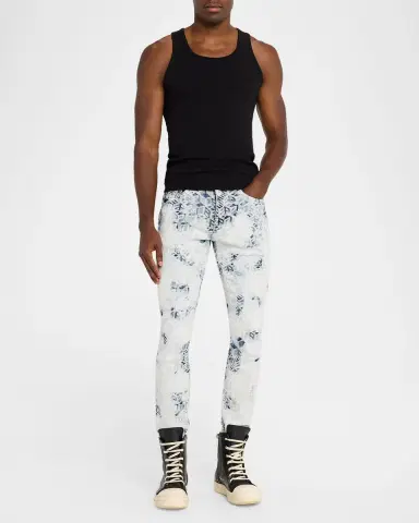 PURPLE Monogram Jacquard Stretch Skinny Jeans | Thumbnail 2 PURPLE Monogram Jacquard Stretch Skinny Jeans | Thumbnail 2