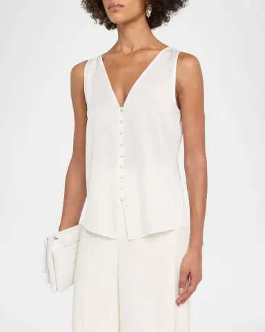 Kobi Halperin Colette Silk-Blend Sleeveless Blouse | Thumbnail 4 Kobi Halperin Colette Silk-Blend Sleeveless Blouse | Thumbnail 4