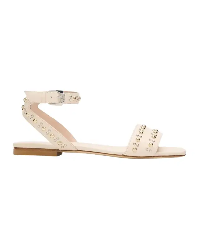 Perry Embellished Leather Flat Sandals Perry Embellished Leather Flat Sandals