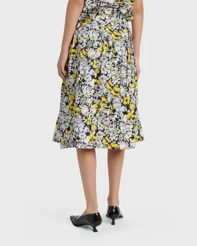 Marni Floral Cotton Midi Skirt | Thumbnail 2 Marni Floral Cotton Midi Skirt | Thumbnail 2