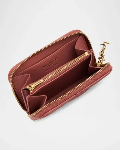 Saint Laurent Cassandre Bijou Leather Change Purse | Thumbnail 4 Saint Laurent Cassandre Bijou Leather Change Purse | Thumbnail 4