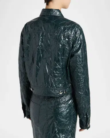 Marni Glossy Crinkled Jacket | Thumbnail 2 Marni Glossy Crinkled Jacket | Thumbnail 2