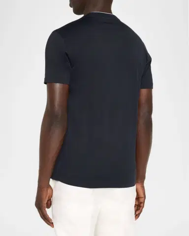 Dolce & Gabbana Men's Jersey Tipped Crewneck T-Shirt | Thumbnail 2 Dolce & Gabbana Men's Jersey Tipped Crewneck T-Shirt | Thumbnail 2