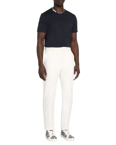 Dolce & Gabbana Men's Jersey Tipped Crewneck T-Shirt | Thumbnail 1 Dolce & Gabbana Men's Jersey Tipped Crewneck T-Shirt | Thumbnail 1