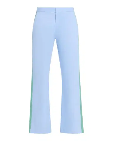 CYNTHIA ROWLEY Grosgrain-Trim Cotton Flare Pants | Thumbnail 1 CYNTHIA ROWLEY Grosgrain-Trim Cotton Flare Pants | Thumbnail 1