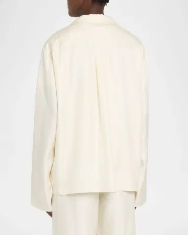 Toteme Monogram Silk Pj Top | Thumbnail 2 Toteme Monogram Silk Pj Top | Thumbnail 2