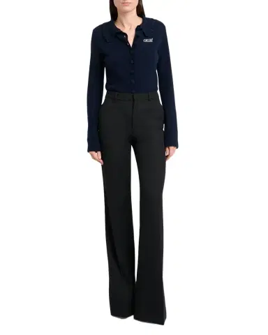 Chloé Wool Flared Trousers | Thumbnail 1 Chloé Wool Flared Trousers | Thumbnail 1
