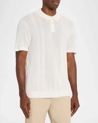 Onia Rib-Knit Polo Shirt | Thumbnail 4 Onia Rib-Knit Polo Shirt | Thumbnail 4