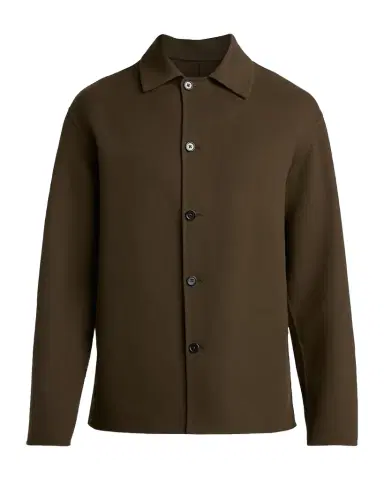 Jil Sander Men's Wool and Cashmere Shirt Jacket | Thumbnail 1 Jil Sander Men's Wool and Cashmere Shirt Jacket | Thumbnail 1