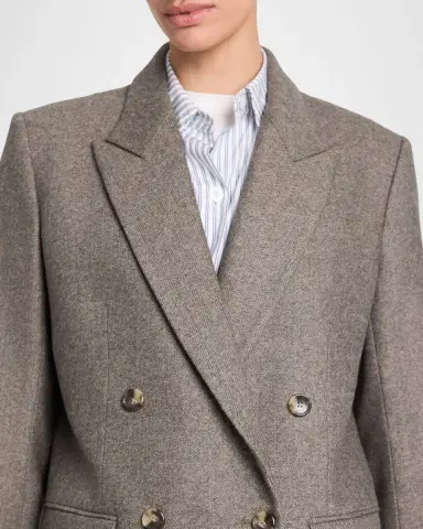 TWP Harper Double-Breasted Herringbone Blazer | Thumbnail 4 TWP Harper Double-Breasted Herringbone Blazer | Thumbnail 4