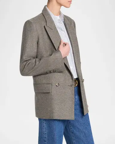 TWP Harper Double-Breasted Herringbone Blazer | Thumbnail 6 TWP Harper Double-Breasted Herringbone Blazer | Thumbnail 6