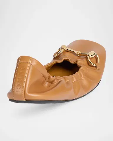 Gucci Prima Leather Ballerina Flats | Thumbnail 2 Gucci Prima Leather Ballerina Flats | Thumbnail 2