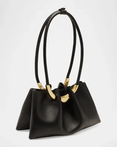 Cult Gaia Asa Pierced Leather Shoulder Bag | Thumbnail 2 Cult Gaia Asa Pierced Leather Shoulder Bag | Thumbnail 2
