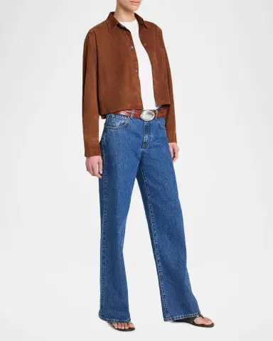 TWP Little Big Joe Shirt in Suede | Thumbnail 5 TWP Little Big Joe Shirt in Suede | Thumbnail 5
