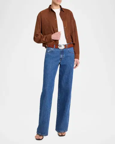 TWP Little Big Joe Shirt in Suede | Thumbnail 6 TWP Little Big Joe Shirt in Suede | Thumbnail 6