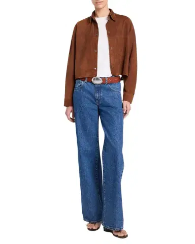 TWP Little Big Joe Shirt in Suede | Thumbnail 1 TWP Little Big Joe Shirt in Suede | Thumbnail 1
