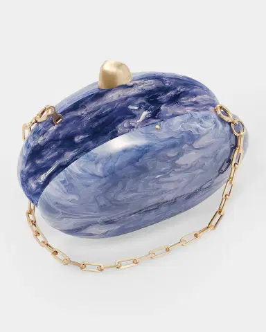Cult Gaia Eviana Marbled Acrylic Clutch Bag | Thumbnail 4 Cult Gaia Eviana Marbled Acrylic Clutch Bag | Thumbnail 4