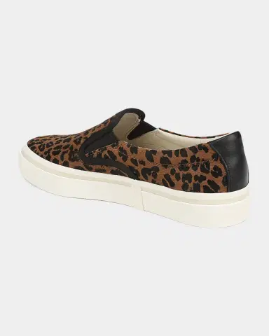 Vince Blair Leopard Calf Hair Slip-On Sneakers | Thumbnail 3 Vince Blair Leopard Calf Hair Slip-On Sneakers | Thumbnail 3