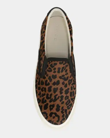 Vince Blair Leopard Calf Hair Slip-On Sneakers | Thumbnail 4 Vince Blair Leopard Calf Hair Slip-On Sneakers | Thumbnail 4