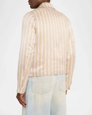 AMIRI Men's Multi-Stripe Full-Zip Blouson | Thumbnail 2 AMIRI Men's Multi-Stripe Full-Zip Blouson | Thumbnail 2