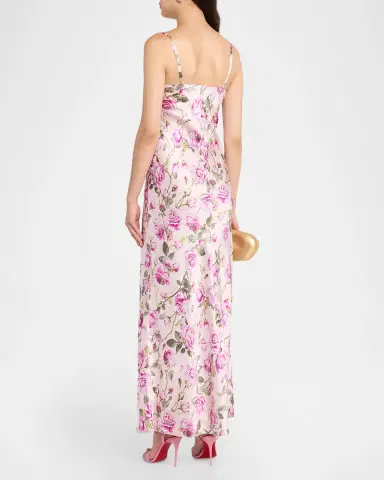 L'Agence Sayla Bias-Cut Silk Gown | Thumbnail 3 L'Agence Sayla Bias-Cut Silk Gown | Thumbnail 3