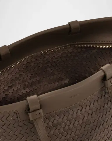 Vince Marin Mini Woven Leather Tote Bag | Thumbnail 3 Vince Marin Mini Woven Leather Tote Bag | Thumbnail 3