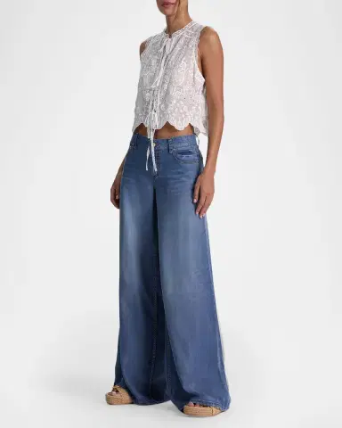 ALICE + OLIVIA Sidney Ultra Wide-Leg Jeans | Thumbnail 5 ALICE + OLIVIA Sidney Ultra Wide-Leg Jeans | Thumbnail 5