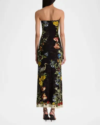 ALICE + OLIVIA Delora Strapless Maxi Dress | Thumbnail 3 ALICE + OLIVIA Delora Strapless Maxi Dress | Thumbnail 3