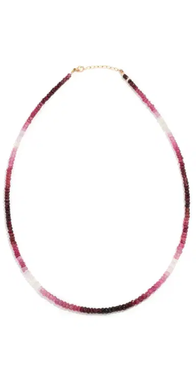 JIA JIA 14k Ombre Ruby Necklace | Thumbnail 1 JIA JIA 14k Ombre Ruby Necklace | Thumbnail 1