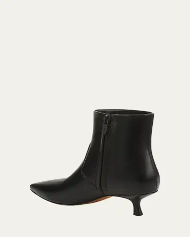 Vince Simone Leather Ankle Booties | Thumbnail 3 Vince Simone Leather Ankle Booties | Thumbnail 3