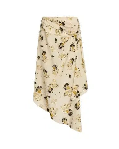 Isabel Marant Faniry Floral Asymmetric Silk Skirt | Thumbnail 1 Isabel Marant Faniry Floral Asymmetric Silk Skirt | Thumbnail 1