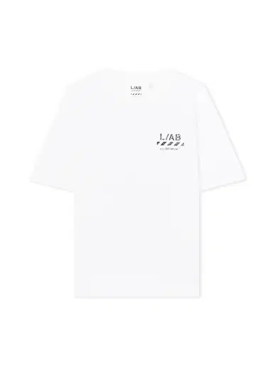 Off-White L/AB Diagonal Oversized T-Shirt | Thumbnail 2 Off-White L/AB Diagonal Oversized T-Shirt | Thumbnail 2