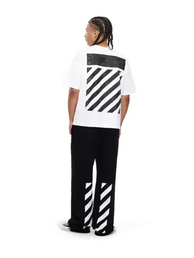 Off-White L/AB Diagonal Oversized T-Shirt | Thumbnail 4 Off-White L/AB Diagonal Oversized T-Shirt | Thumbnail 4