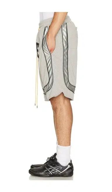 Rhude Baggy Mesh Collegiate Logo Shorts | Thumbnail 7 Rhude Baggy Mesh Collegiate Logo Shorts | Thumbnail 7