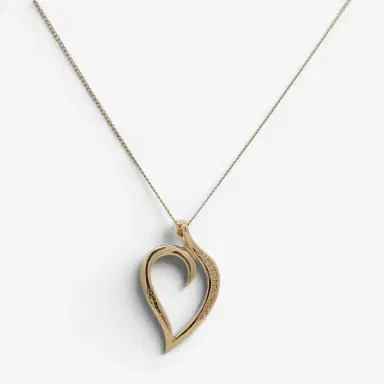 Tiffany & Co. Tiffany & Co. Leaf Heart 18K Yellow Gold Pendant Necklace by The Solist | Thumbnail 3 Tiffany & Co. Tiffany & Co. Leaf Heart 18K Yellow Gold Pendant Necklace by The Solist | Thumbnail 3