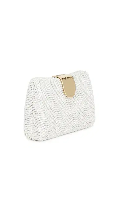 olga berg Lindy Woven Clutch | Thumbnail 3 olga berg Lindy Woven Clutch | Thumbnail 3