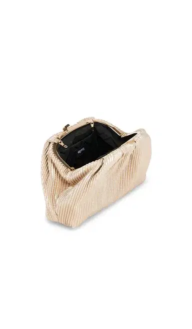 olga berg Naomi Pleated Clutch | Thumbnail 4 olga berg Naomi Pleated Clutch | Thumbnail 4