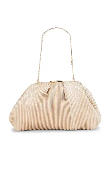 olga berg Naomi Pleated Clutch | Thumbnail 1 olga berg Naomi Pleated Clutch | Thumbnail 1