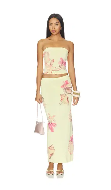 Lovers and Friends Katia Floral Print Midi Skirt | Thumbnail 5 Lovers and Friends Katia Floral Print Midi Skirt | Thumbnail 5