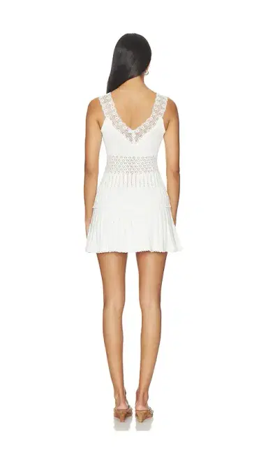 Tularosa Janis Lace Pointelle Mini Dress | Thumbnail 3 Tularosa Janis Lace Pointelle Mini Dress | Thumbnail 3