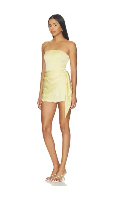 Amanda Uprichard Cheryl Romper | Thumbnail 3 Amanda Uprichard Cheryl Romper | Thumbnail 3