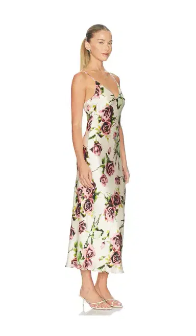L'Agence Seridie Midi Slip Dress | Thumbnail 2 L'Agence Seridie Midi Slip Dress | Thumbnail 2